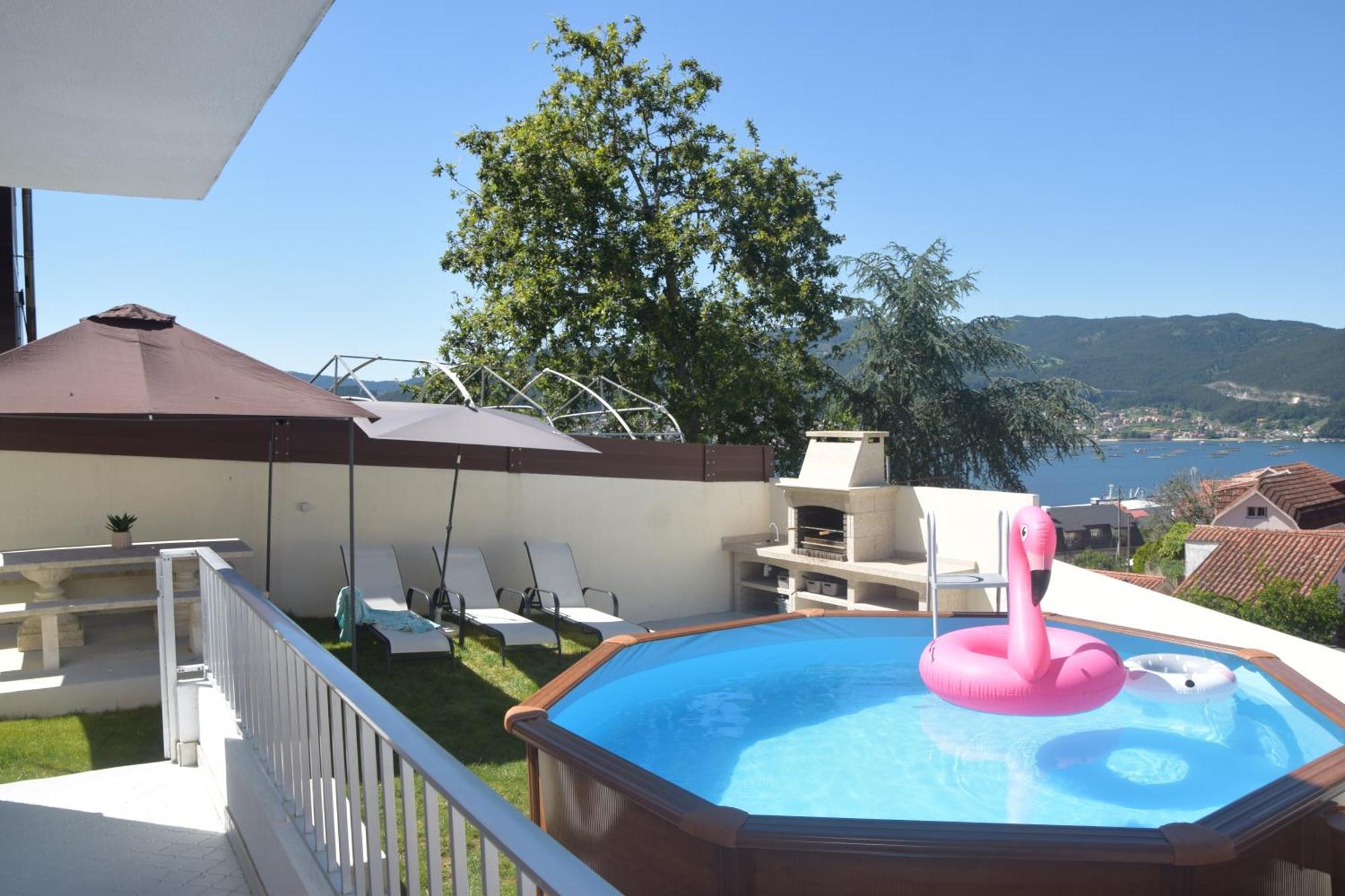 Casa En Chapela, Con Vistas A La Ria De Vigoヴィラ エクステリア 写真
